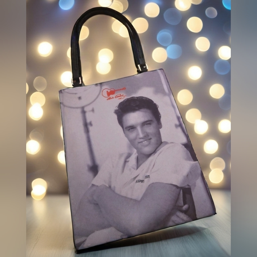 Vintage-Inspired Elvis Presley Novelty Tote